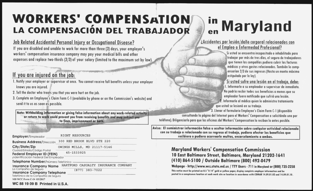 MD Workers' Compensation